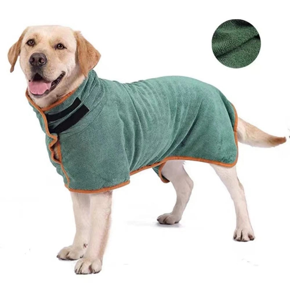 Snooze Doggy Dog bathrobe, absorbent pet quick drying bath towel