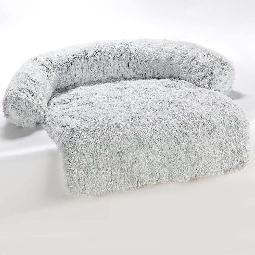 Snooze Doggy Dog Bed Faux Fur Cat Bed Washable Round Square Pillow Pet Bed Suitable for Small and Medium Dogs S-XXL