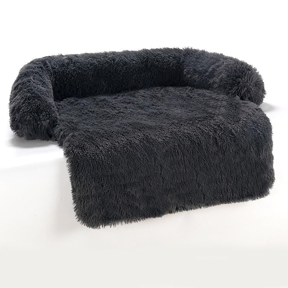 Snooze Doggy Dog Bed Faux Fur Cat Bed Washable Round Square Pillow Pet Bed Suitable for Small and Medium Dogs S-XXL