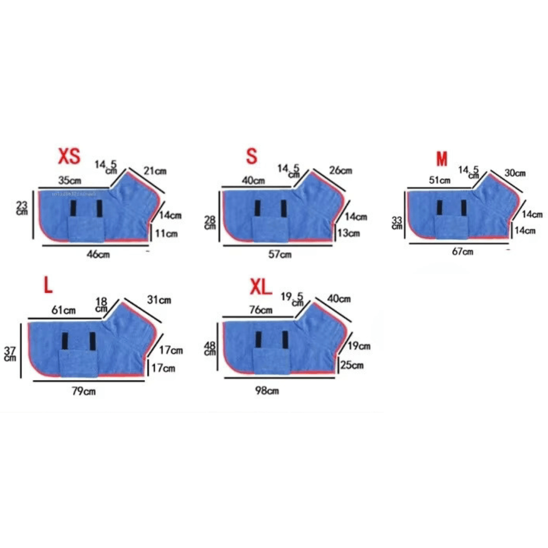 Snooze Doggy Dog Drying Towel/Bathrobe