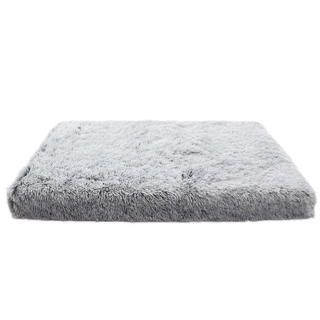 Snooze Doggy Grey / Small 50cmX40cmX5cm Plush Crate Bed