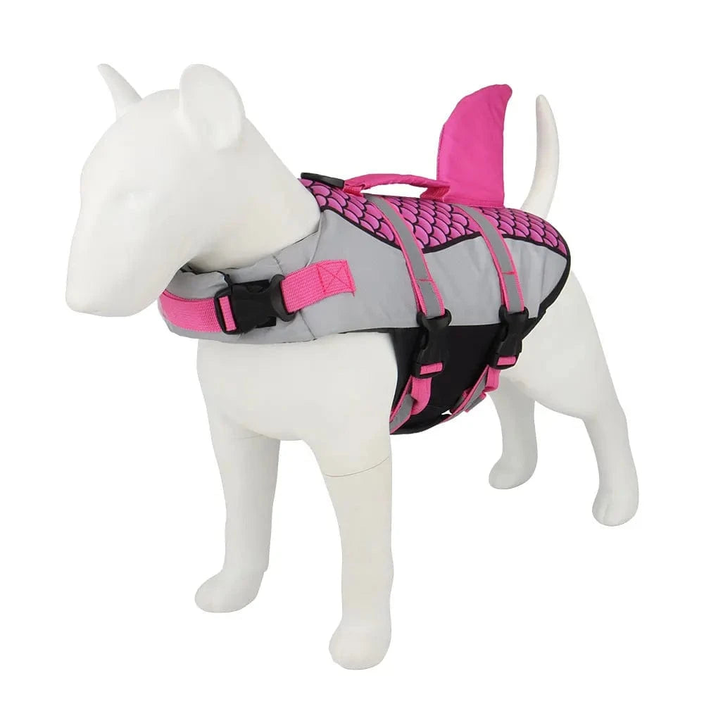 Snooze Doggy Pink / XS Shark Fin Dog Life Jacket/Vest