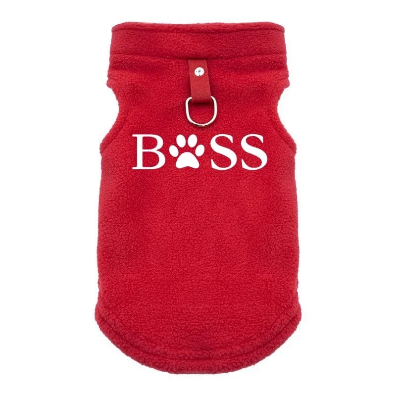 Snooze Doggy Red / S Novelty Dog fleece For Small Dogs
