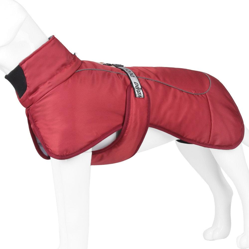 Snooze Doggy 0 Red / Small Medium Water Resistant Turtle Neck Coat