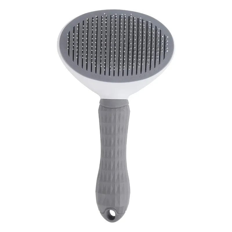 Snooze Doggy GRAY Pet Dog Brush Cat Comb Self Cleaning Pet Hair Remover Brush For Dogs Cats Grooming Tools Pets Dematting Comb Dogs Accessories