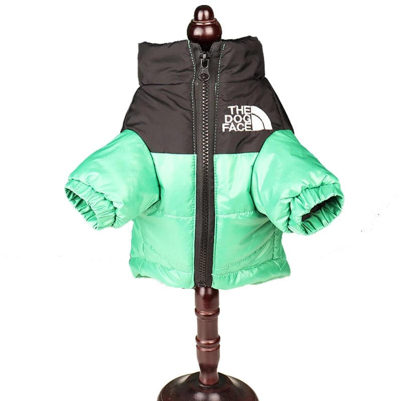 Snooze Doggy Green / XL Novelty Winter Dog Coat