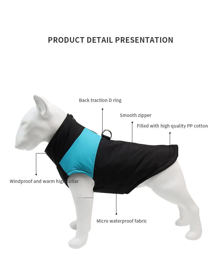 Snooze Doggy Water Resistant Novelty Dog Puffer Coat