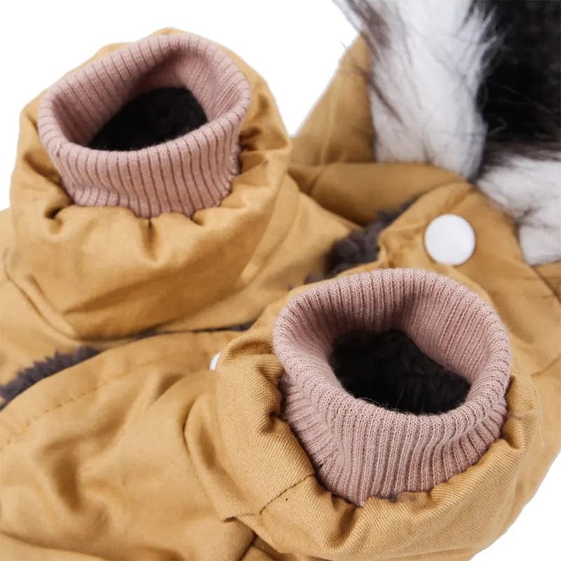 Snooze Doggy Winter Dog Clothes Puppy Pet Dog Coat Jacket For Small Medium Dog Thicken Warm Chihuahua Yorkies Hoodie Pets Clothing